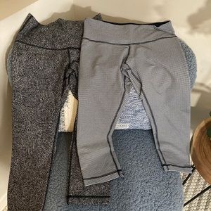 Lululemon 2 pack cropped leggings
